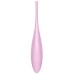 Точечный смарт-стимулятор с вибрацией Satisfyer Twirling Joy розовый - фото 3