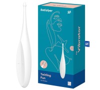 Точечный вибростимулятор Satisfyer Twirling Fun белый