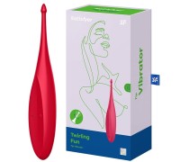 Точечный вибростимулятор Satisfyer Twirling Fun алый