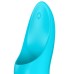 Клиторальный вибромассажер на палец Satisfyer Teaser голубой - фото 4