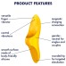 Клиторальный вибромассажер на палец Satisfyer Teaser желтый - фото 6