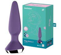 Анальный смарт-стимулятор с вибрацией Satisfyer Plug-ilicious 1 фиолетовый