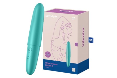 Мини вибратор Satisfyer Ultra Power Bullet 6 бирюзовый
