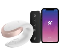 Смарт-стимулятор для пар Satisfyer Partner Double Love белый