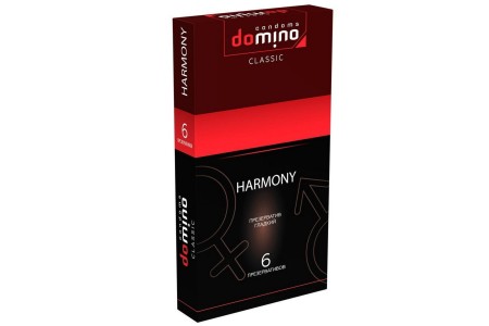 Классические гладкие презервативы Domino Classic Harmony 6 шт