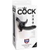Страпон со съемной черной насадкой King Cock Strap on Harness 23 см - фото 10