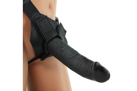 Страпон со съемной черной насадкой King Cock Strap on Harness 23 см