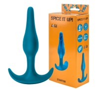 Анальный стимулятор из медицинского силикона Spice It Up Starter синий