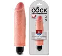 Реалистичный вибратор King Cock Vibrating Stiffy Light 15 см