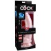 Изогнутый фаллоимитатор на присоске King Cock Triple Density Cock with Balls Light 26 см - фото 7