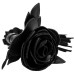 Кожаная плеть Черная Роза с замшевыми хвостами 40 см - фото 2