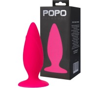 Розовая анальная пробка Popo Pleasure