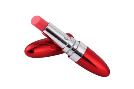 Вибростимулятор помада Vibrating Lipstick красный