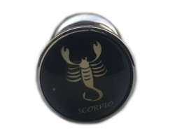 Анальная пробка из стали Zodiac Scorpio S