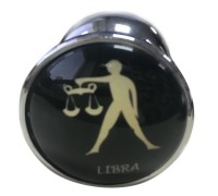 Анальная пробка из стали Zodiac Libra S