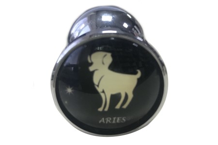 Анальная пробка из стали Zodiac Aries S