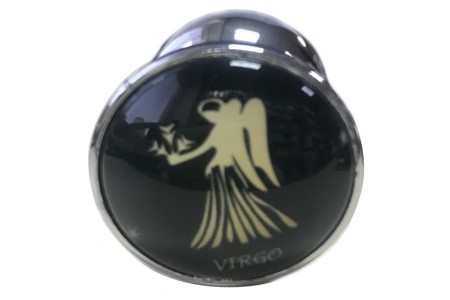 Анальная пробка из стали Zodiac Virgo S