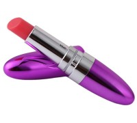Вибростимулятор помада Vibrating Lipstick пурпурный