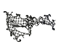 Ассиметричная нитяная маска на завязках