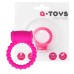 Рельефное виброкольцо A-Toys розовое - фото