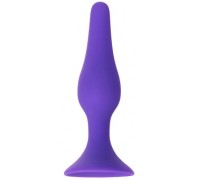 Классическая анальная пробка Extra Large фиолетовая 