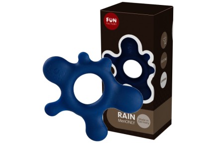 Эрекционное кольцо Rain Fun Factory синее