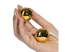Вагинальные шарики со смещенным центром тяжести Yam Balls Gold