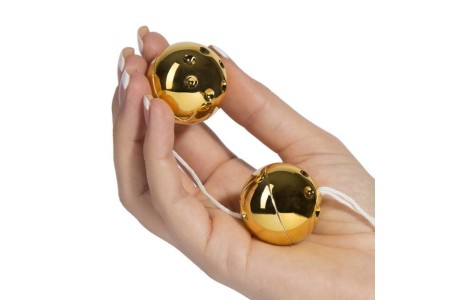 Вагинальные шарики со смещенным центром тяжести Yam Balls Gold