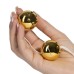 Вагинальные шарики со смещенным центром тяжести Yam Balls Gold - фото