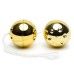 Вагинальные шарики со смещенным центром тяжести Yam Balls Gold - фото 1