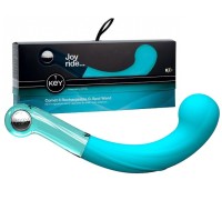 Массажер точки G из стекла и силикона Comet G-Spot Key By Jopen 20 см