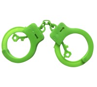 Пластмассовые зеленые наручники