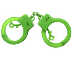 Пластмассовые зеленые наручники