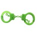 Пластмассовые зеленые наручники - фото 1