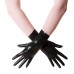Черные перчатки из латекса L - фото 1