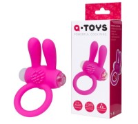Виброкольцо кролик A.Toys розовое