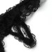 Эротический черный кружевной комплект белья S - фото 2