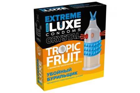 Презерватив Luxe Extreme Убойный Бурильщик с ароматом тропических фруктов
