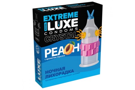 Презерватив Luxe Extreme Ночная Лихорадка с ароматом персика