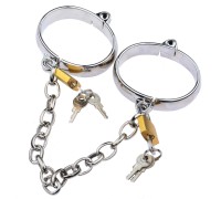 Металлические кандалы на ноги с замочками мужские