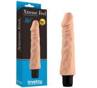 Реалистичный фаллоимитатор Xtreme Feel Cyberskin 20 см