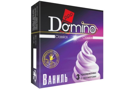 Презервативы Domino Classic с ароматом ванили 3 шт