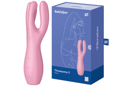 Универсальный вибростимулятор Satisfyer Threesome 3 розовый