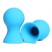 Вакуумные помпы для сосков из силикона голубые - фото