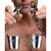 Серебряные клипсы на соски с ведерками - фото 1