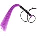 Маленькая резиновая плеть фиолетовая 21 см - фото