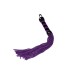 Компактная черно-фиолетовая плеть из замши 28 см - фото 2