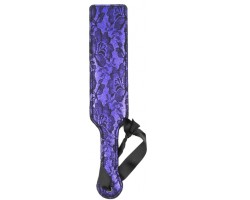 Пэдл фиолетового цвета декорированный кружевом 37 см