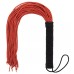 Мягкая красная плеть с черной рукоятью 48 см - фото