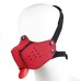 Текстильная красная маска собаки Hot Time - фото